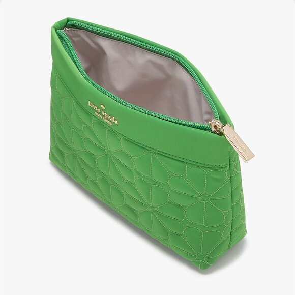 Kate Spade Flower Quilted Cosmetic Pouch NWT - Picture 2 of 3